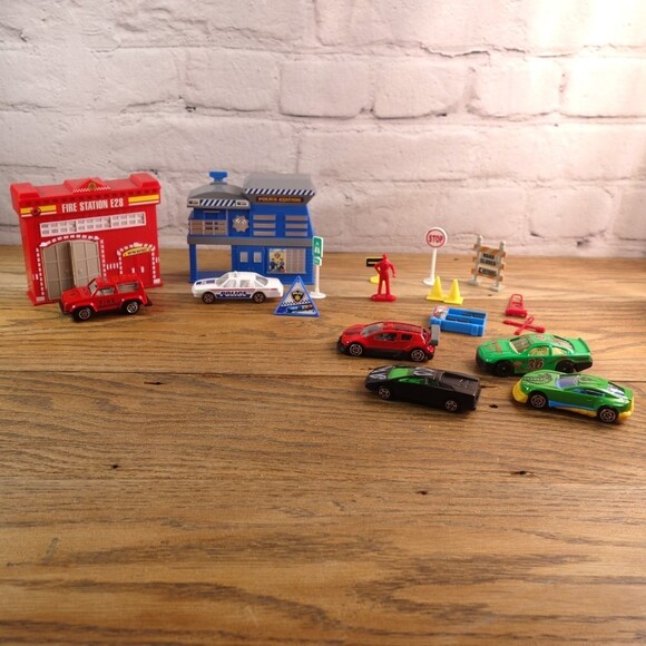 Greenbriar International Police And Fire Station Sand Therapy Play Set - Picture 2 of 11